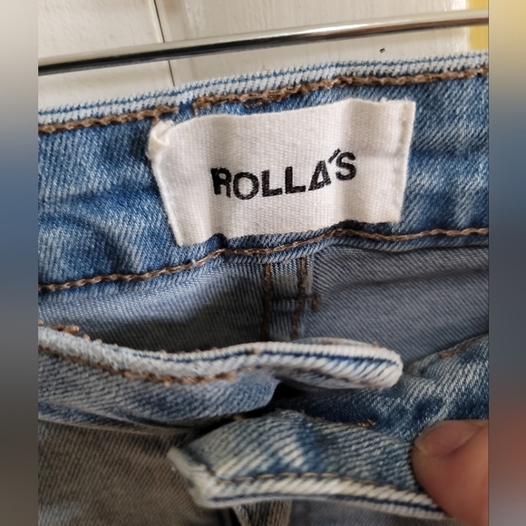 Rolla's Eastcoast Ankle High Rise Super Skinny Jeans with Stretch Light Wash 26 - Picture 8 of 9